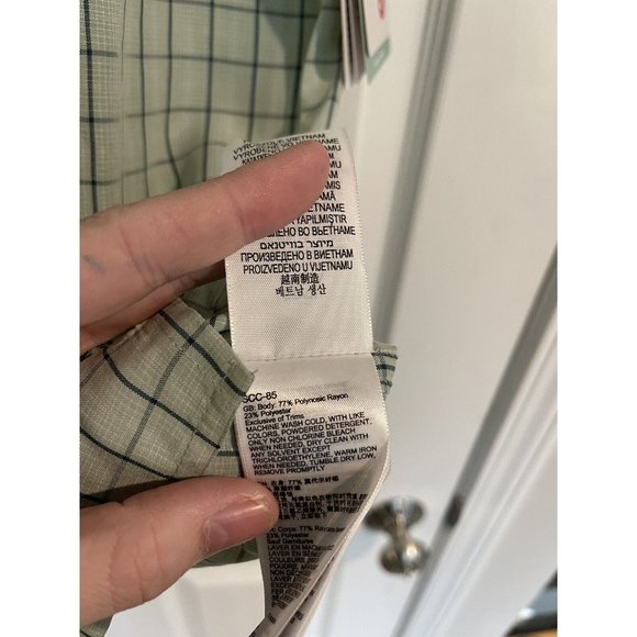 NWT Marmot Men's Eldridge Short-Sleeve Shirt - Crushed Mint - Small - Picture 10 of 10